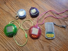 5 Lot Vintage Nano Baby Tiger Digital Doggie Cyber Virtual Pets Parts