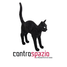 LAMPADA RESINA JOBBY THE CAT CM 46X12 H 52 15041 black, Seletti