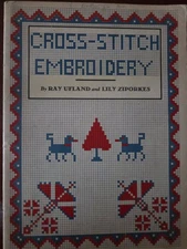 Cross-Stitch Embroidery, Whitman Pub,#970,1931,Vintage Patterns. Free shipping.
