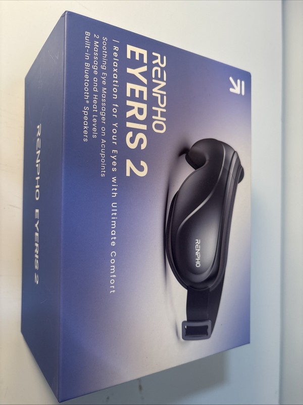 RENPHO Eyeris 2 Eye Massager with Heat Settings & Bluetooth Speakers