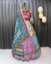 Bollywood Fancy Indian Wedding Party Wear Lengha Designer Stylish Lehenga Choli