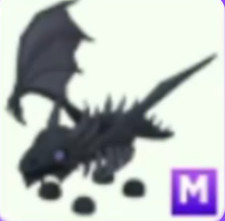 Adopt from Me MEGA NO POTION SHADOW DRAGON - RAREST IN THE GAME - FAST DELIVERY