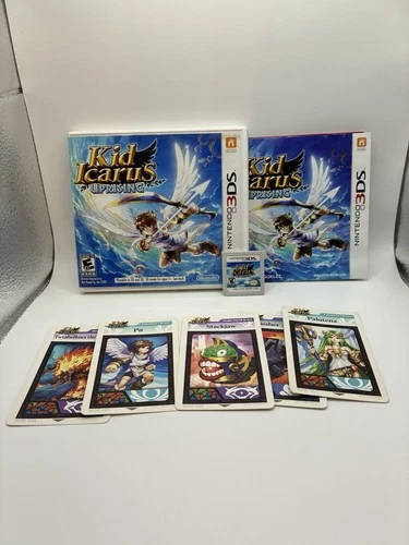 CIB Kid Icarus Uprising (Nintendo 3DS, 2012) With Cards