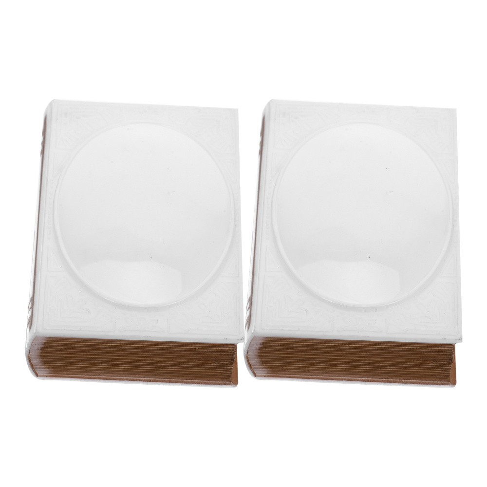 Vintage Bible Shaped Storage Box Set of 2 Fake Book Decor