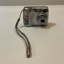 Nikon COOLPIX 3200 3.2MP Compact Camera Silver 3x Optical Zoom- Tested