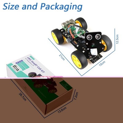 Freenove 4WD Smart Car Kit for Raspberry Pi, Model FNK0043