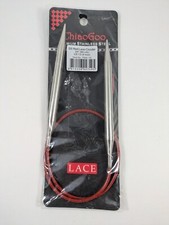 ChiaoGoo Red Lace - Stainless Steel Circular Knitting Needles 24" US 13 9mm New