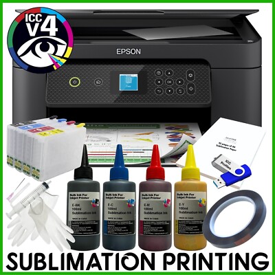 Sublimation Bundle: Epson XP-3200 + Non-OEM Tinte, ARC Patronen, ICC & Papier