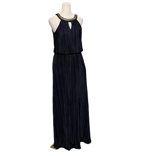 CHETTA B size 10 Lace Sheath Dress Gold black cocktail | eBay