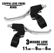 COPPIA LEVE FRENO BICI IN ALLUMINIO BICICLETTA LEVA DESTRO SINISTRO UNIVERSALI