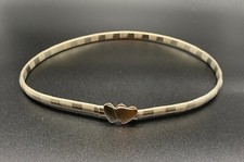 Vintage Silver Finish Brass Double Heart 24 in. Belt