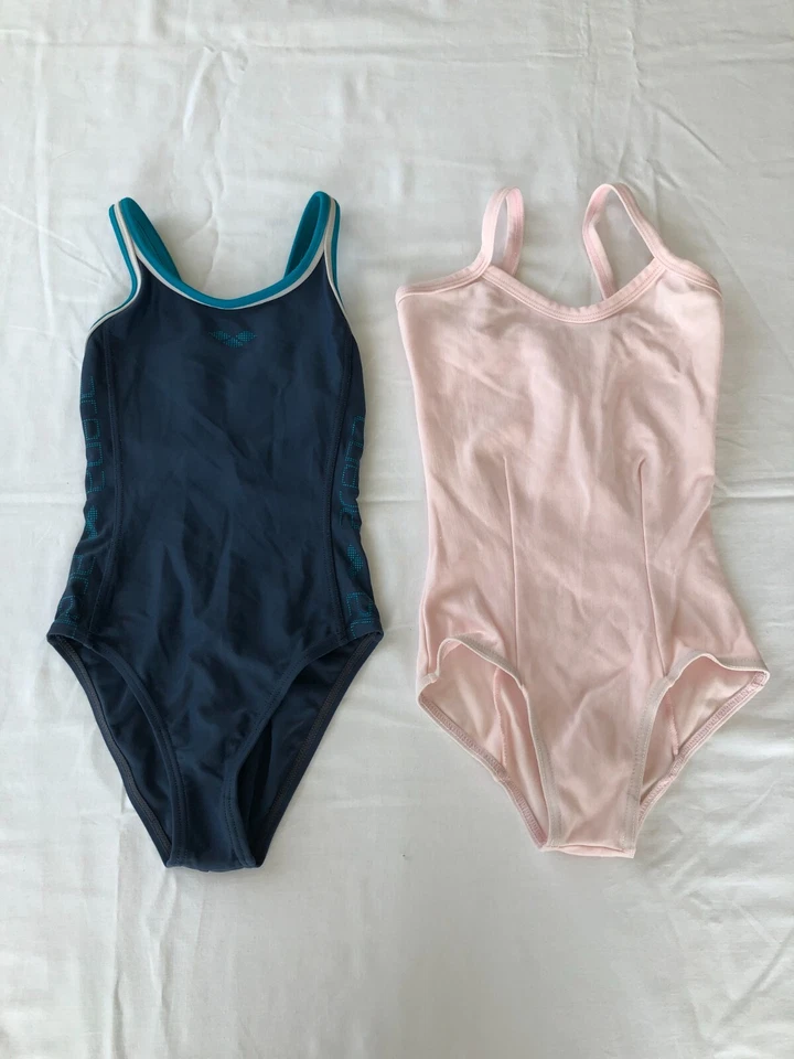 Lot de 2 Maillots de bain 1 pièce Fille 6/7ans Arena et Académie - Photo 1/4