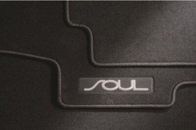 NEW OEM 2014-2019 KIA SOUL 4 PC CARPET FLOOR MAT SET BLACK GENUINE