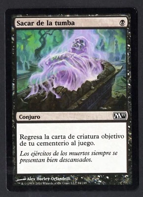 SACAR DE LA TUMBA DISENTOMB MAGIC 2011 MISTAKE ERROR MAGIC THE GATHERING M11 MTG - Imagen 1 de 3