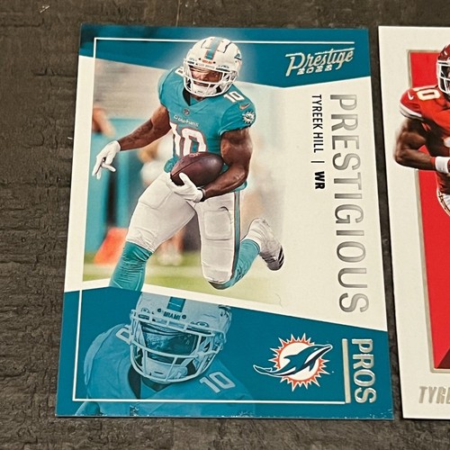 Lot of 4 Cards - Tyreek Hill, Joey/Nick Bosa - Prestigious Pros, Season Ticket - Bild 2 von 8