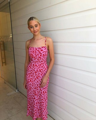 Kookai Magnolia Slip Midi Dress Tie 