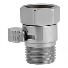 1/2" Flow Control Water Saving Valve Stop Valve For Shower Head Hand Held Bidet