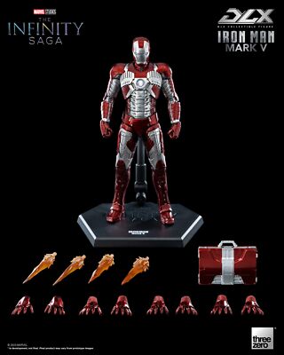 In Stock) ThreeZero Marvel Studios The Infinity Saga DLX Iron Man