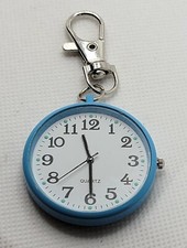 Unisex Clip On FOB Nurse Sports Doctor Nurse Blue Analog Watch