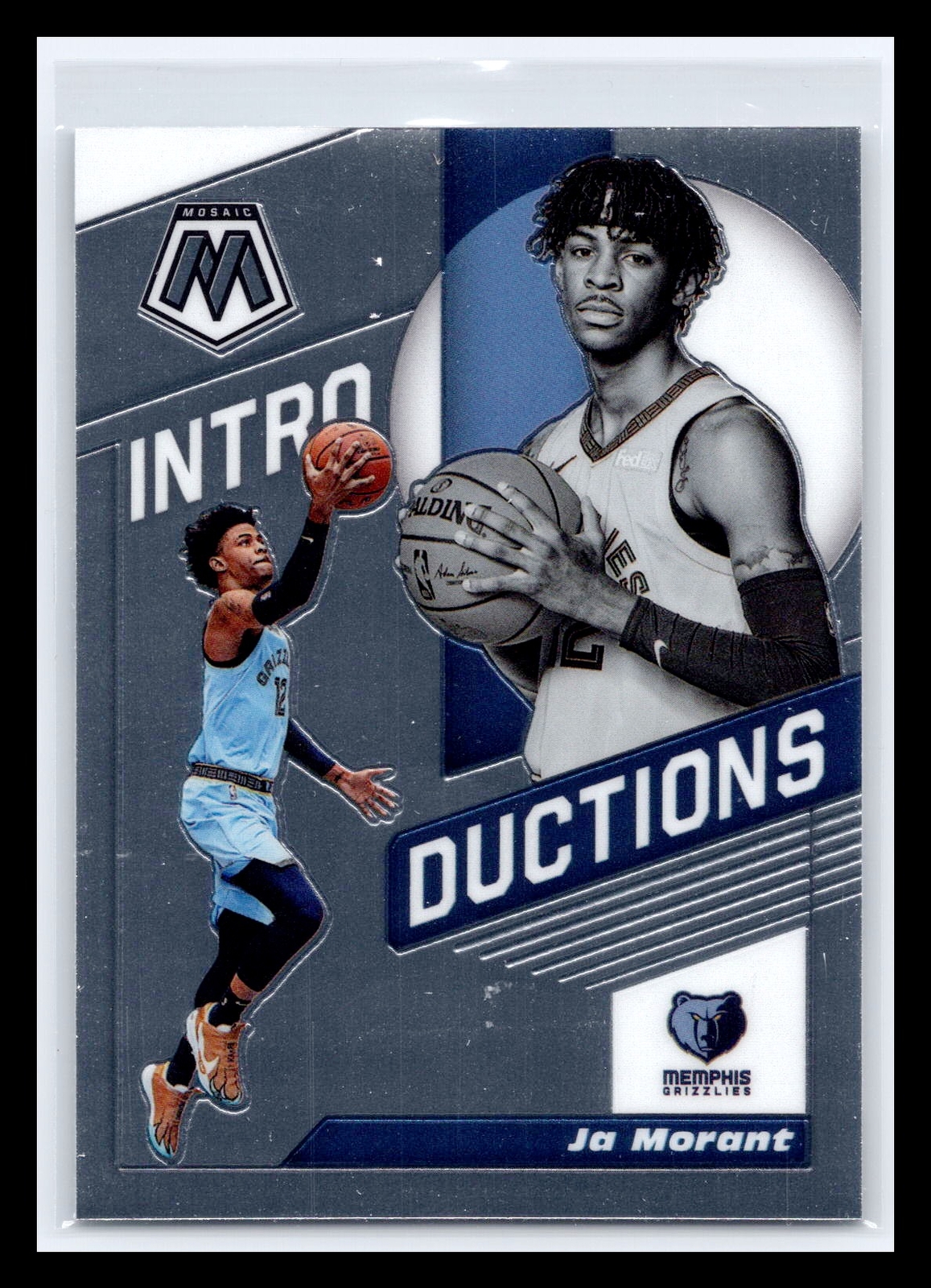 2019-20 Panini Mosaic #7 Ja Morant Introductions RC Rookie Memphis Grizzlies