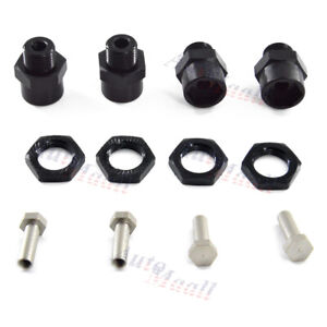 4PCS 1/10 RC Car Wheel Hex Hub Adapter Conversion Extension 12mm to 17mm