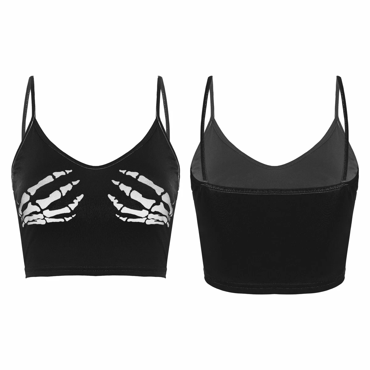 Sexy Women's Lingerie Set Tee Through Crop Tops Open Crotch Briefs Sleepwear