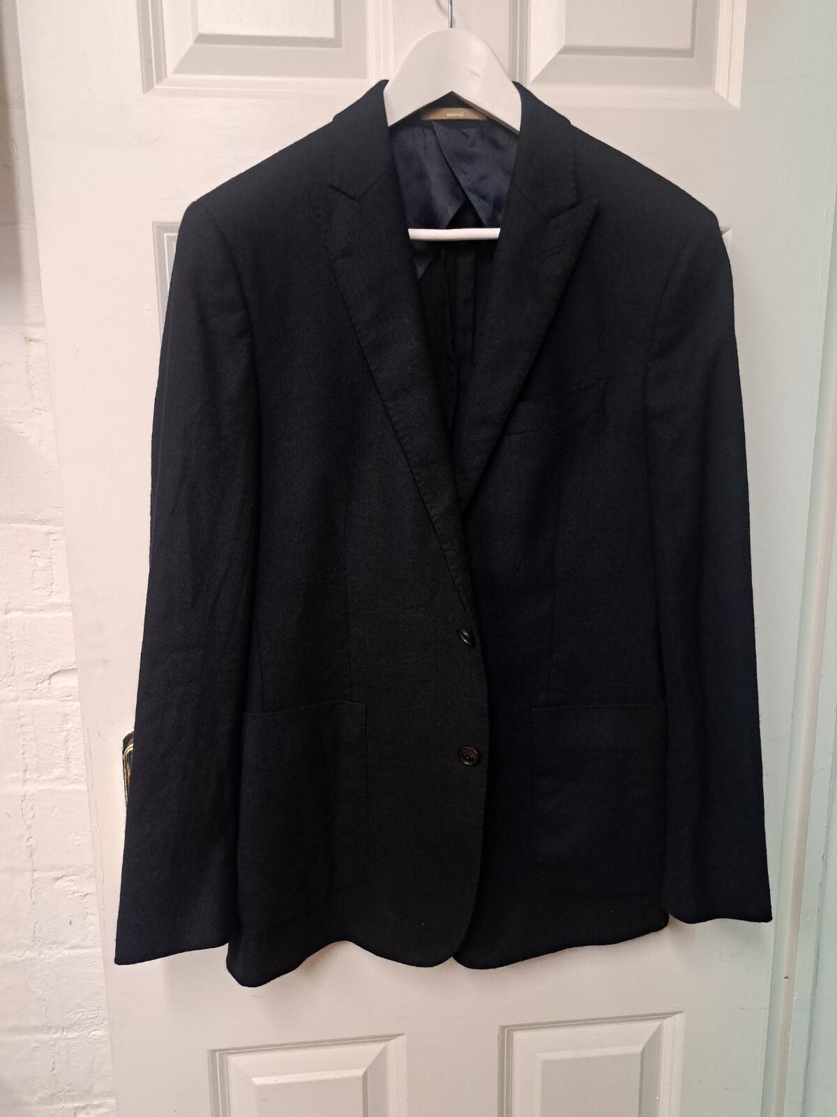 Giacca blazer Richard James UK 38 blu navy sfoderata Savile Fila estiva.