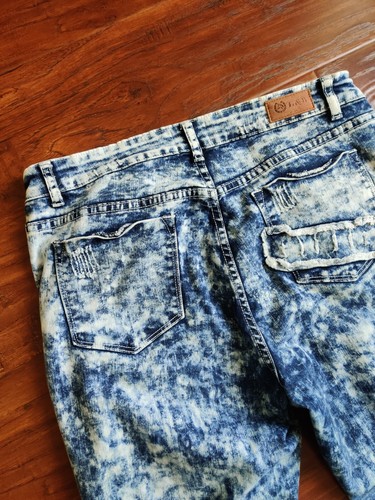 L & B Distressed Stonewash Women's Jeans Size 18 NWOT - 第 7/12 張圖片