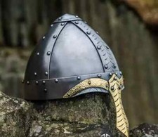 Norman Viking Norse Helmet Medieval LARP Armor Helmet Replica Handmade