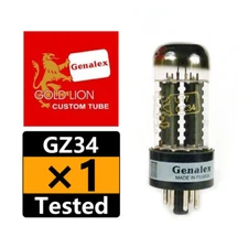 1PC Brand New Genalex Gold Lion GZ34 Vacuum Tube 5AR4 U77 Valve Tube Tested