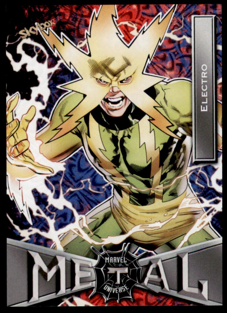 2021 Marvel Metal Universe Spider-Man Grandiose #25 Electro