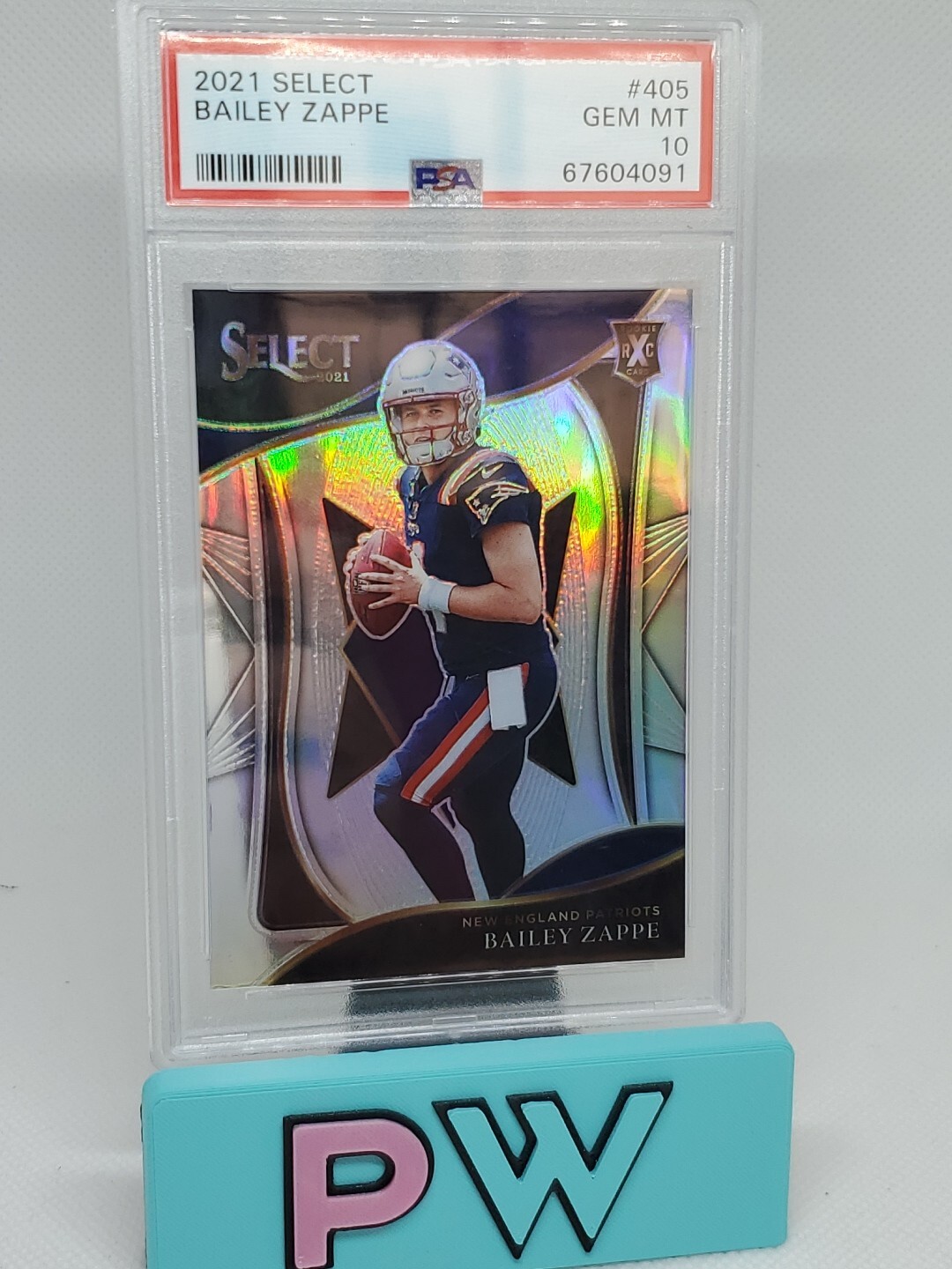2021 Panini Select XRC Bailey Zappe #405 PSA 10 Gem Mint