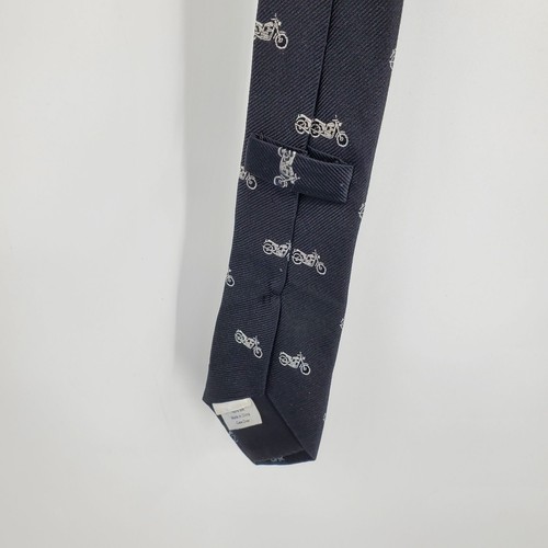 Crew Cuts J. Crew Boy's Youth 100% Silk Motorcycle Formal Dress Neck Tie - Picture 3 of 6