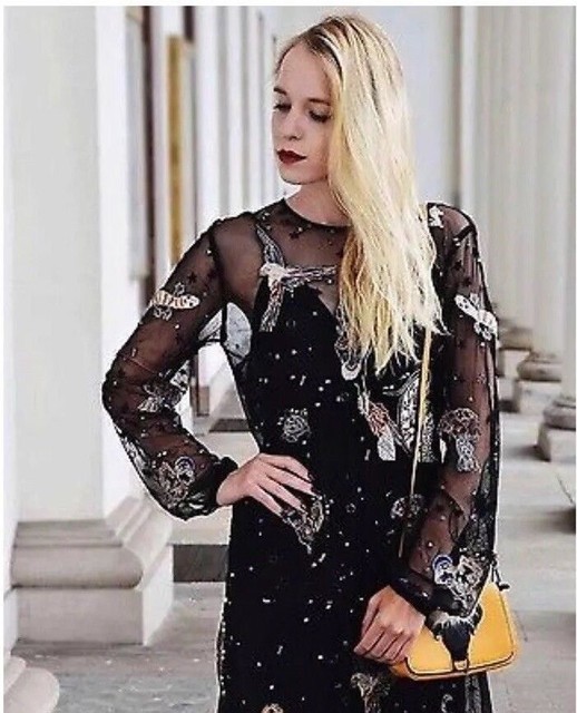 tulle midi dress zara