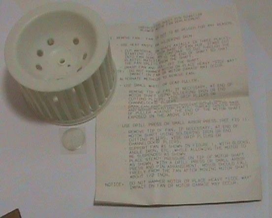 德科 15-8418 158418 GM 52460704 空调鼓风机叶轮 5.25 — 第 3/4 张图片