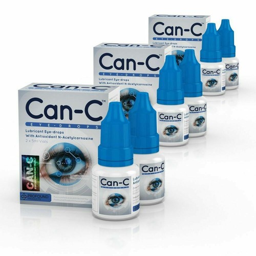 Can-C Eye-Drops, Cataract Treatment Without Surgery, 3 Pack 6 Vials