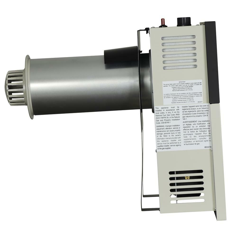 Gas Wall Heater Vented Indoor Surface Mounted Stainless Steel Variable  Beige 12685003559 | eBay
