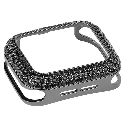 Funda protectora de cristal brillante diamante para Apple Watch 38/42/41/45 mm - Imagen 17 de 29