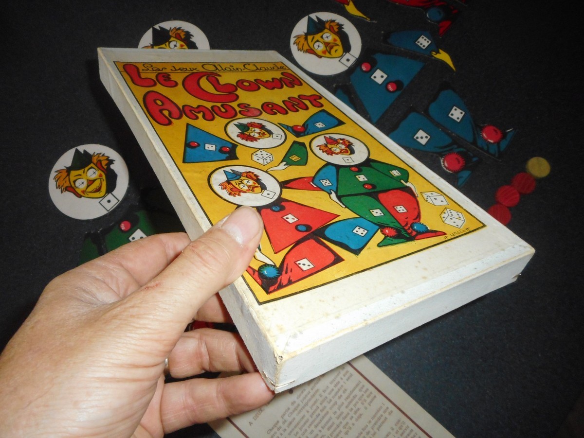 Jeu Ancien "Le Clown Amusant" - Jeux Alain Claude - Thème Cirque - Années 1930 - Occasion