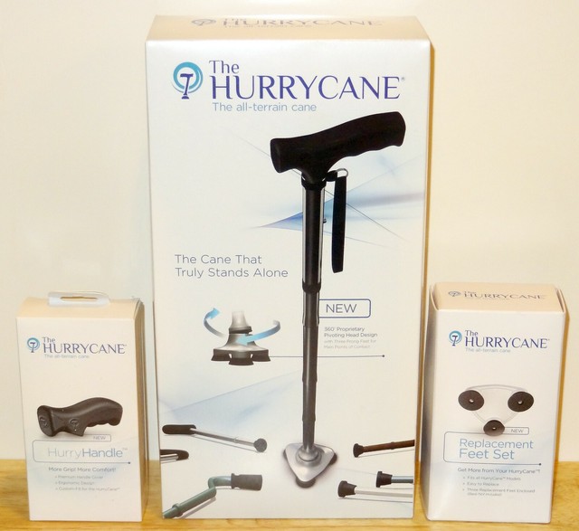The HurryCane The All Terrain Cane + HurryHandle + Replacement Feet eBay