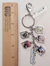 Disney Keychain Mickey Mouse Buzz Lightyear Tinker Bell BB-8 Iron Man D23 Expo