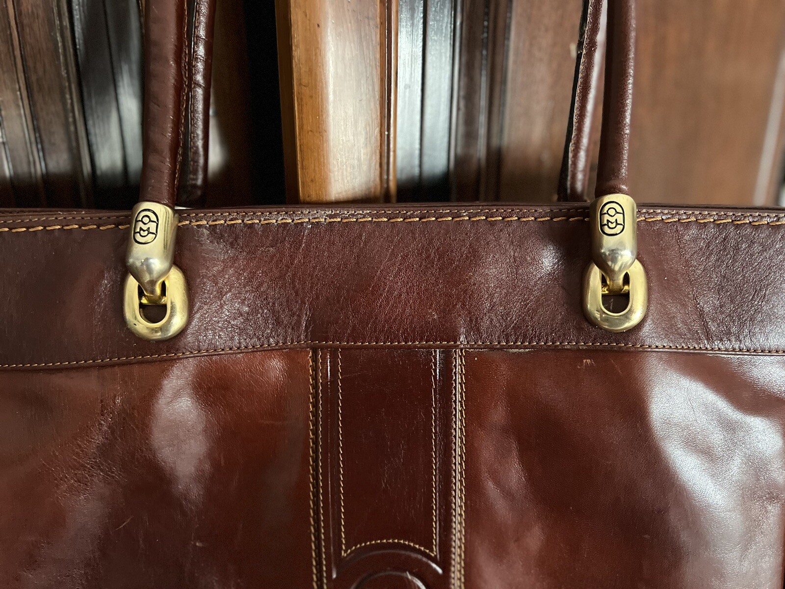 Marino Orlandi Leather Tote Bag Gem