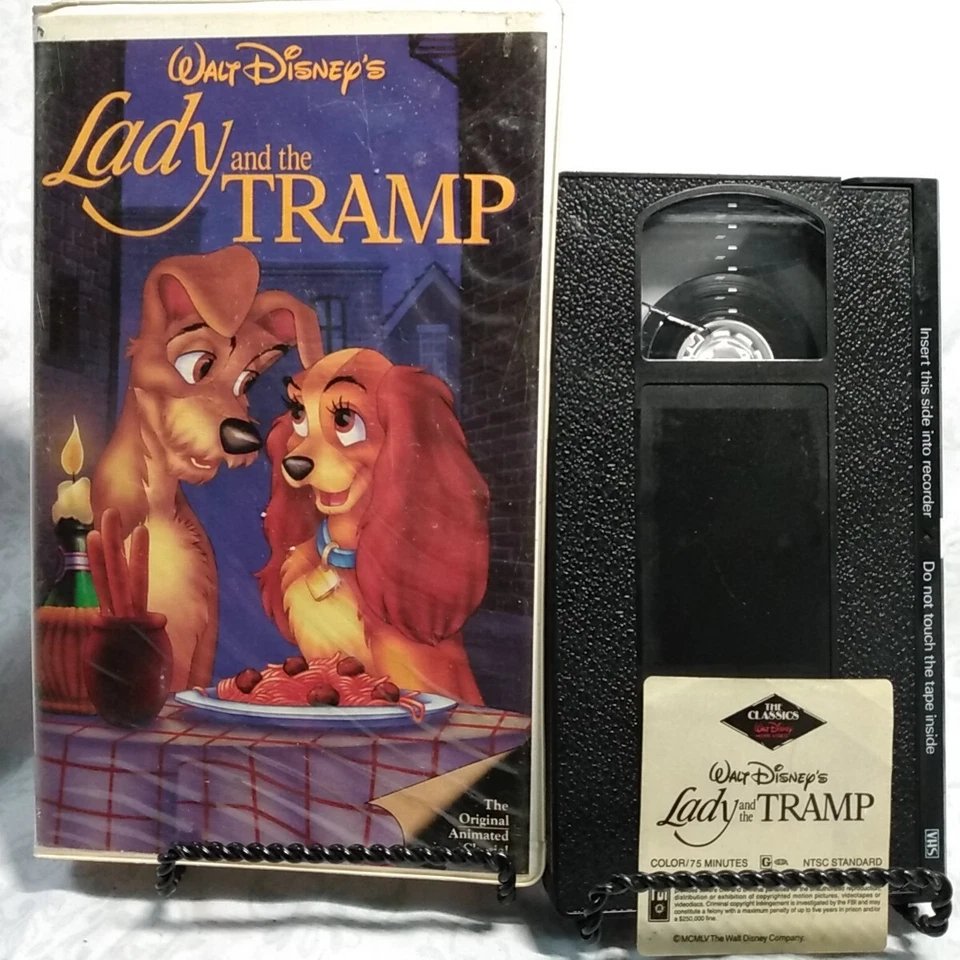 Walt Disney's Lady and the Tramp Animated Classic; Black Diamond (1998 VHS Tape) - Image 2 of 3