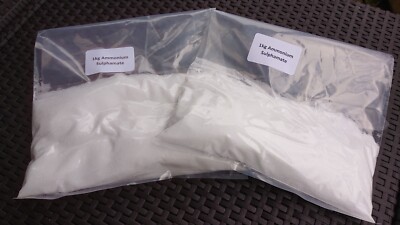 GET IT FAST!  Ammoniumsulfamatsulfamat mit Gebrauchsanweisung - 5 kg