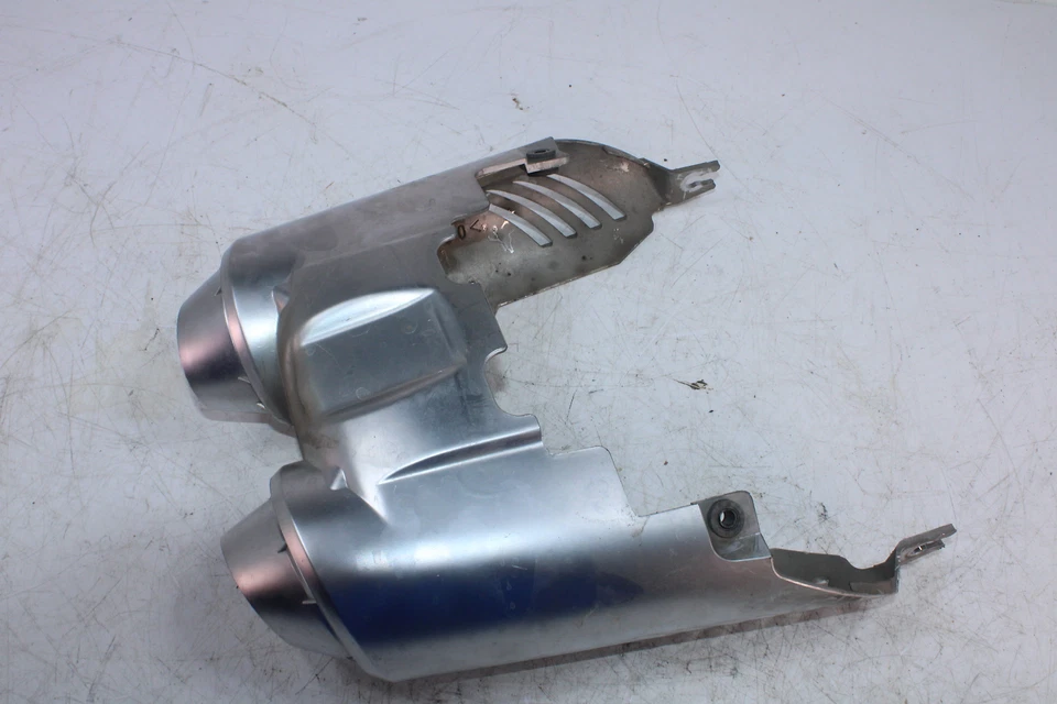 04-09 Yamaha Fz6 Izquierdo Derecho Silenciador Tubo de Escape Cubiertas Escudos Térmicos Protectores Foto 4 de 4