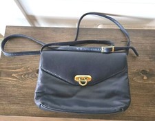 EASY SPIRIT CROSSBODY PURSE GENUINE LEATHER MADE IN USA DARK BLUE