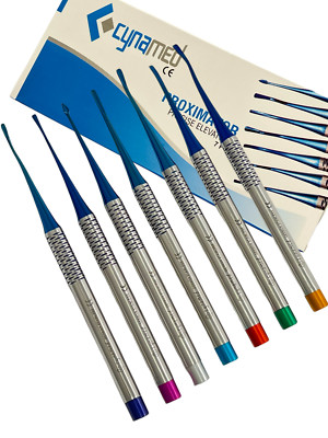 PREMIUM GERMAN DENTAL Proximators/Luxating Elevator Set of 7 DENTAL INSTRUMENTS