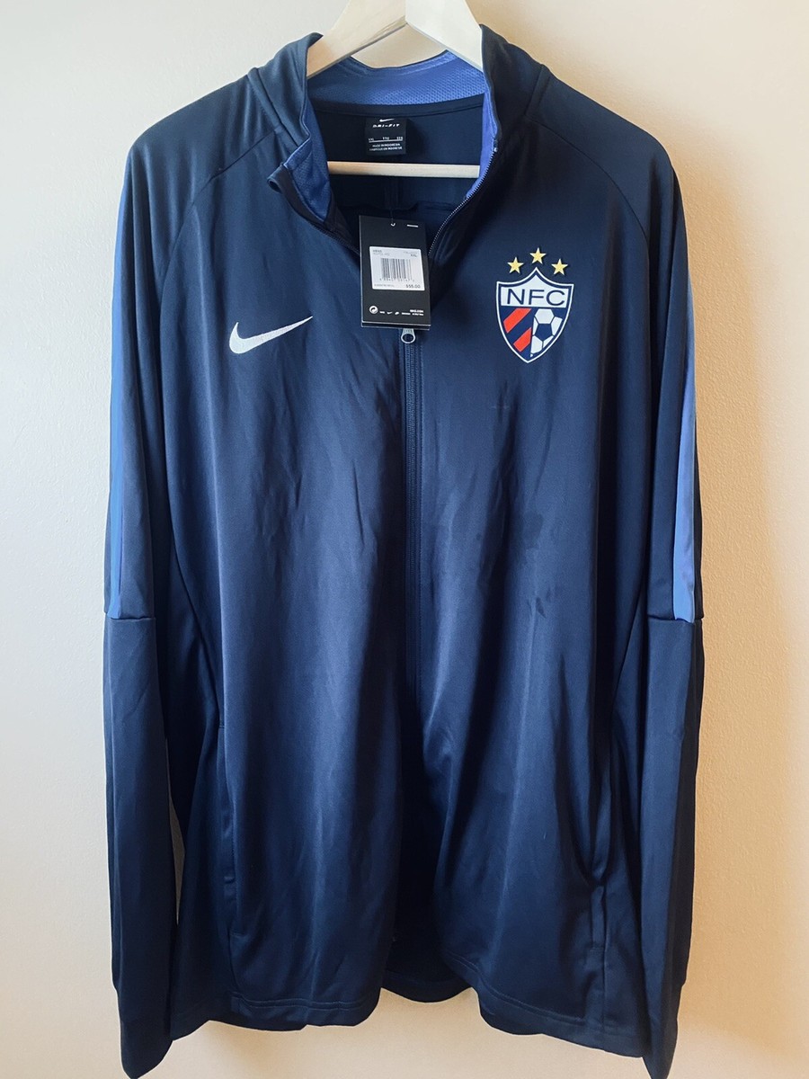 Mens Nike Dry Academy18 Football (soccer) Jacket Obsidian/Royal