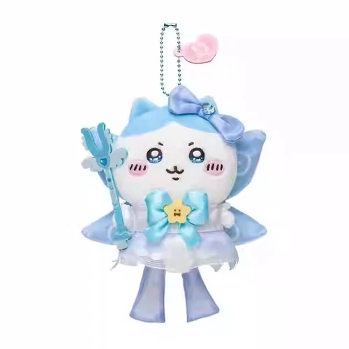 Chiikawa Hachiware Usagi Rakko Cartoon Plush Doll Soft Keychain For Kid Toys - Picture 3 of 11