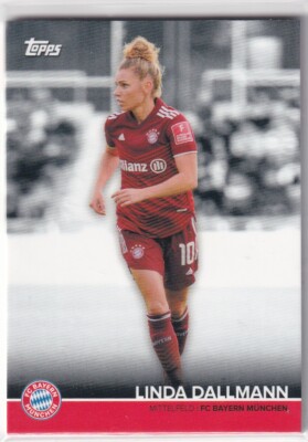 Topps Bayern Munich Team-Set 2022 Fußball Karte Linda Dallmann